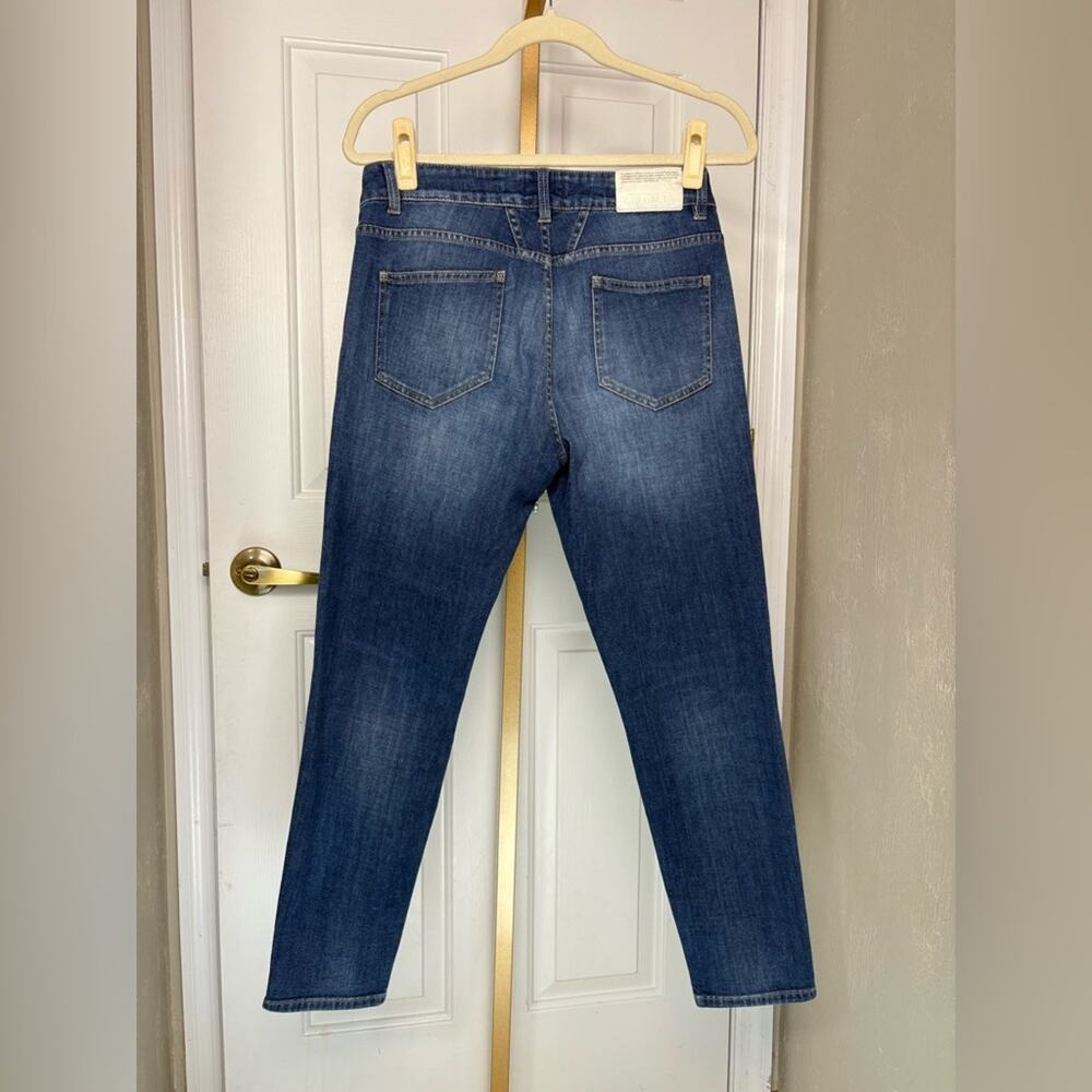 Closed Jeans Distressed Ankle Skinny High Rise Leg Pants size 29 Italian Denim - Picture 6 of 9